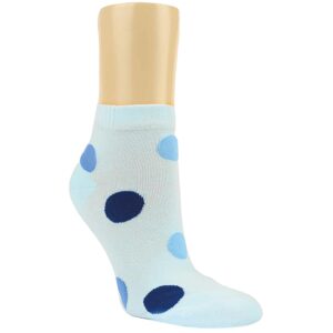 Riese RS. Harmony Kurzstrumpf - Tupfen - Kurze Socken / Kurzschaft Socken Blau 15259 Blau 3er Pack